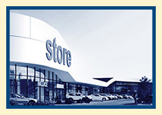 A modern hypermarket at Krupp-G&uuml;rtel (Krupp Belt) in Essen (photo)