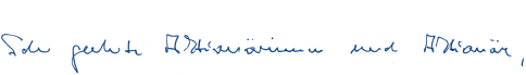 Sehr geehrte Aktion&auml;rinnen und Aktion&auml;re, (Handschrift)