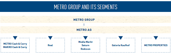 METRO GROUP and its segments (graphic)