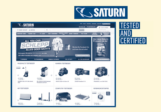 Saturn &ndash; &thinsp;Tested&thinsp;and&thinsp;certified (Fotogalerie)