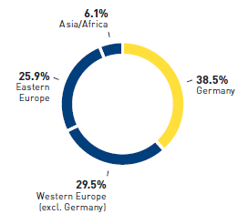 Group sales of METRO GROUP 9M 2013 (pie chart)
