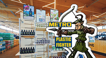 Banner der METROPlasticFighter-Initiative (Foto)