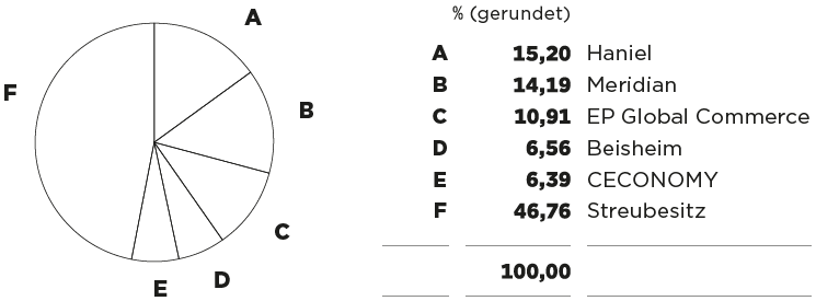 Aktion&auml;rsstruktur (Tortendiagramm)