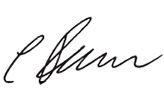 Unterschrift Christian Baier (Handschrift)