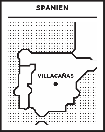 Landkarte Spanien (Illustration)