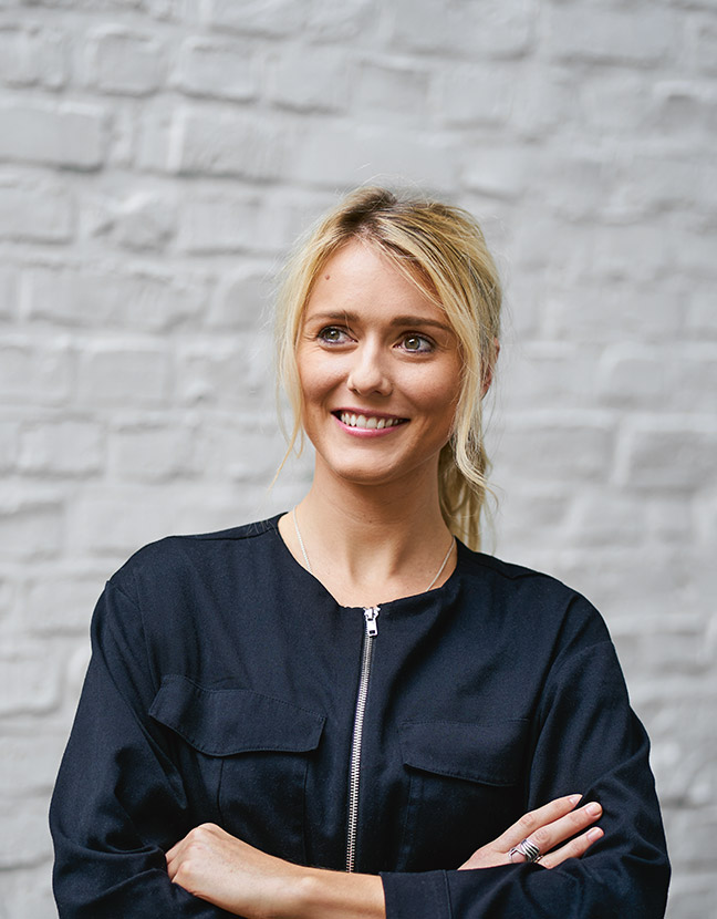 Alexandra Greentree, Inhaberin des auf vegetarische und vegane K&uuml;che spezialisierten Caf&eacute;s Greentrees in D&uuml;sseldorf (Foto)