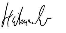 Unterschrift Heiko Hutmacher, Arbeitsdirektor (Handschrift)