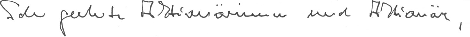 Sehr geehrte Aktion&auml;rinnen und Aktion&auml;re, (Handschrift)