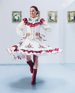 Julia Polotseva im Tanzstudio &bdquo;Ilse Liepa&rsquo;s Studio&ldquo; (Foto)