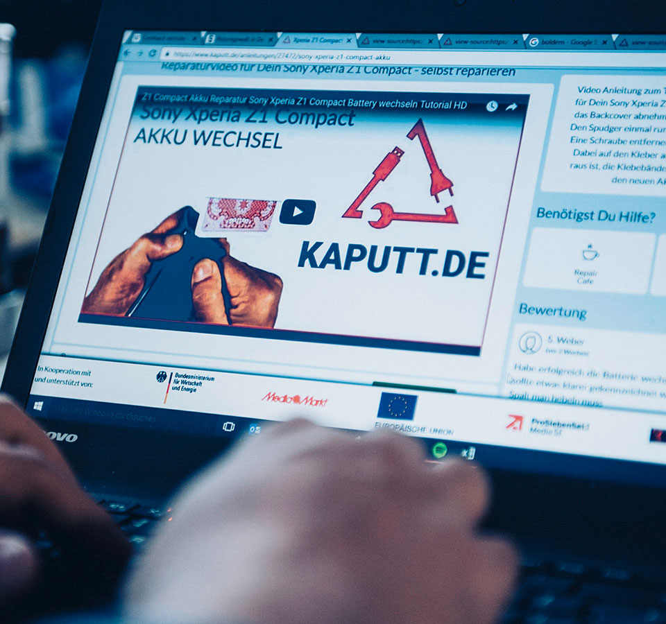 Website kaputt.de (Foto)