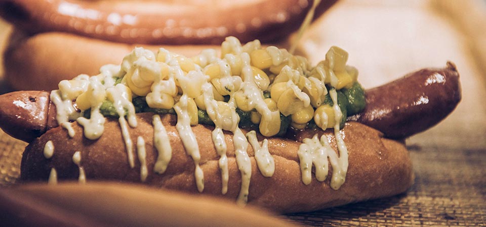 Hotdog Close Up (foto)