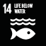 SDG goal 14: Life Below Water (icon)