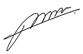 Signature Philippe Palazzi (handwriting)
