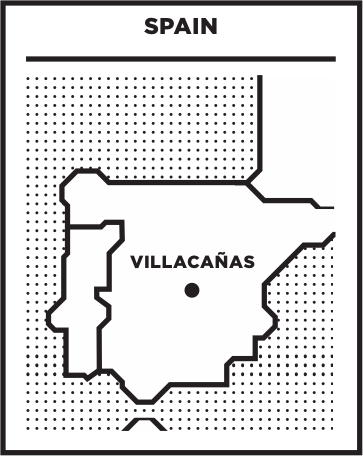 Map spain (illustration)
