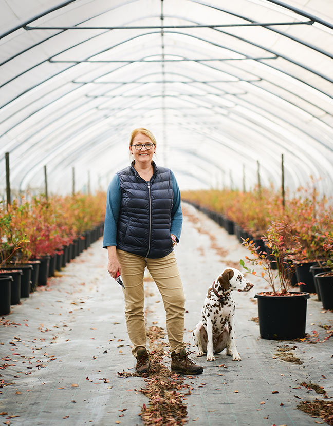 Ute Sander, Owner of Sander Calenberger Landhof, a farm in Springe near Hannover, and a local supplier (photo)