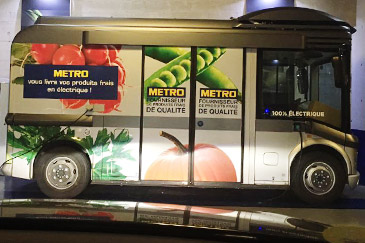 E-bus as delivery vehicle (photo)