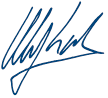 Signature Olaf Koch &ndash; Chairman of the Management Board of METRO AG (handwriting)