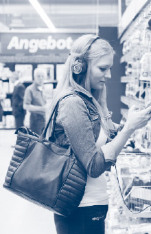 Customer in Real store (Foto)