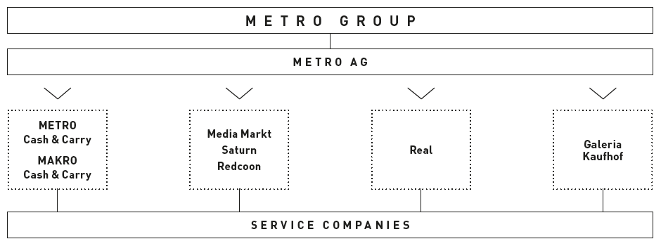 METRO GROUP and its segments (graphic)