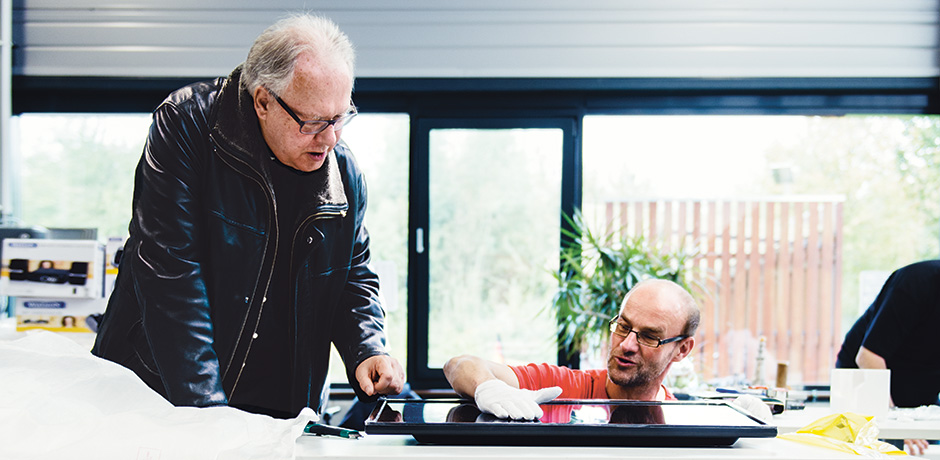 Ralf Cremer and Hephata Werkst&auml;tten employee (Foto)