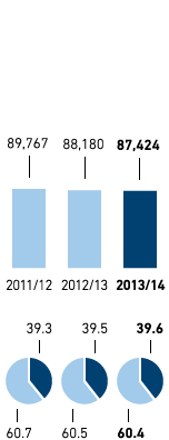 Employees – Germany (bar chart)