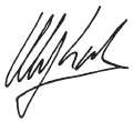 Signature Olaf Koch (handwriting)